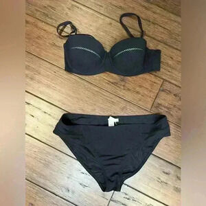 Tory Burch bikini black size  L